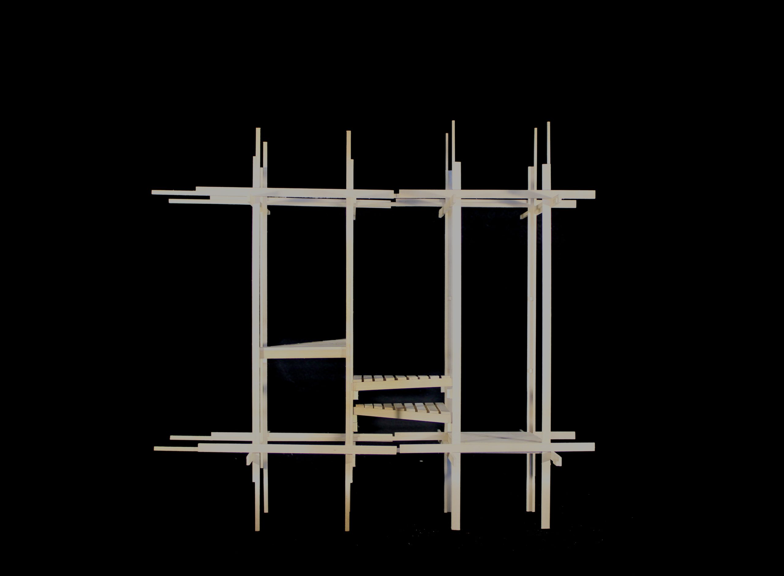 Protostructure CONSTELLATIONS – Maquette des modules triangulaires intégrés dans les ...